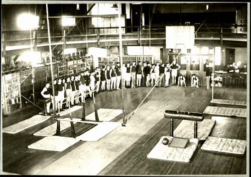 Photo: Gymnasium and Library, 1906