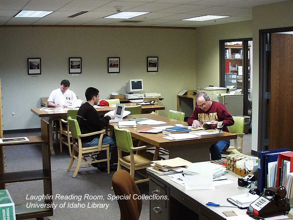 Researchers in Special
 Collections, March 1999