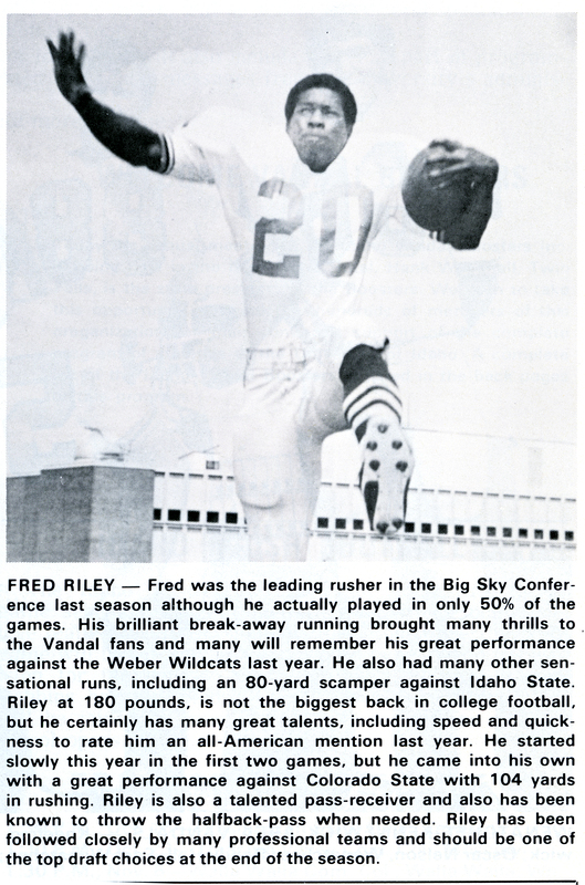 Fred Riley [4] Black History at the University of Idaho