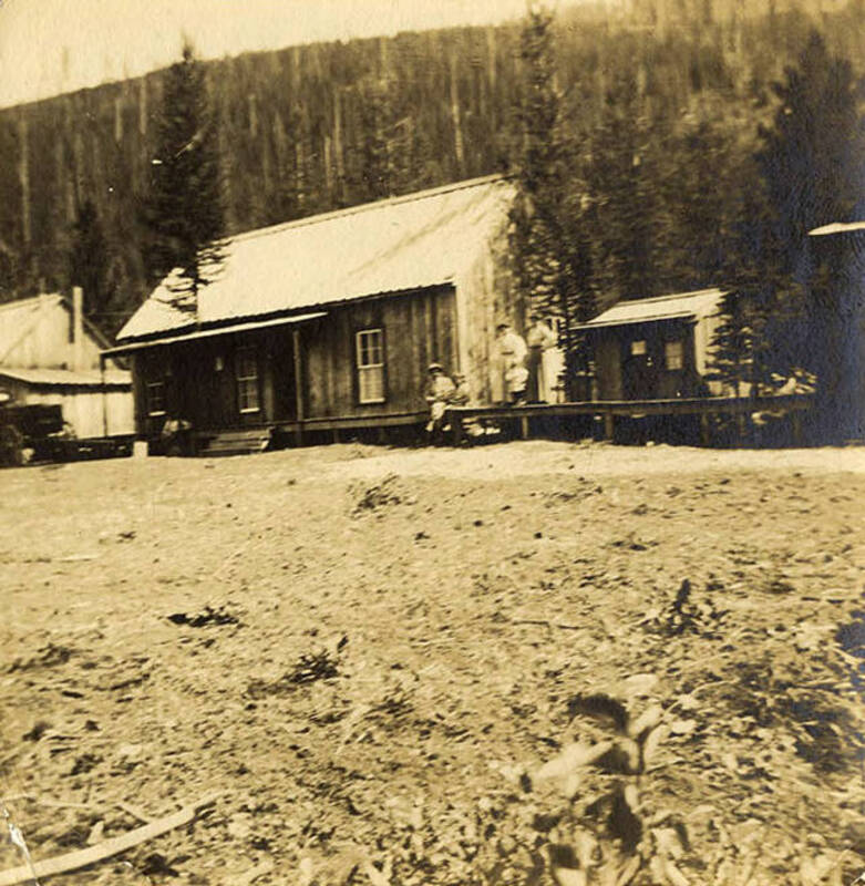 Bovill home with trees in the distance.