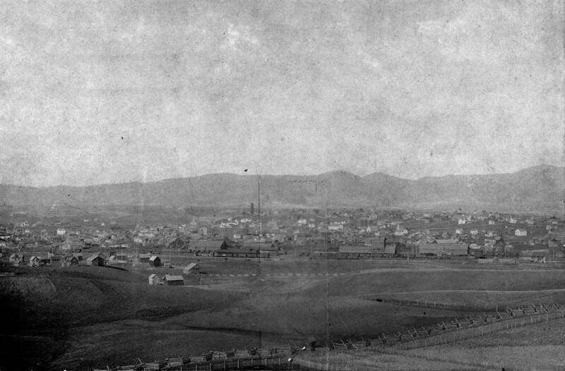 Panoramic view of Moscow, Idaho.