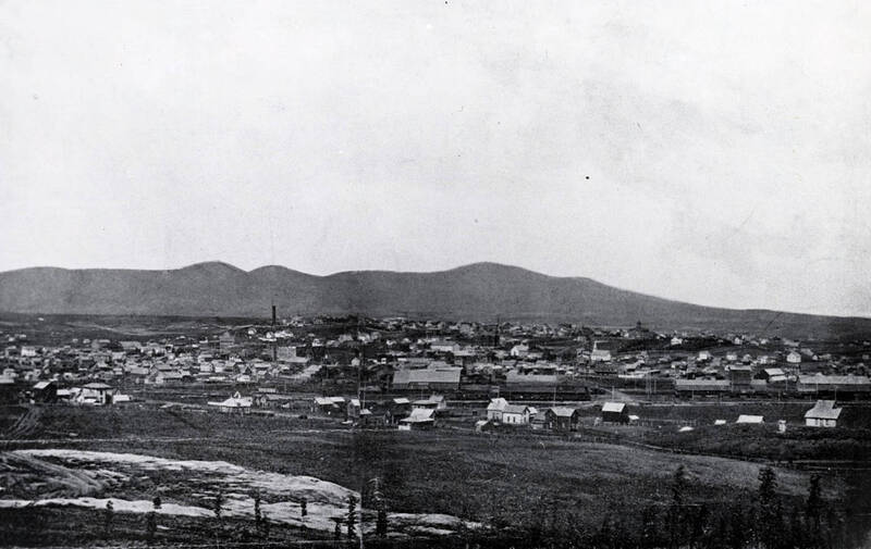 Panoramic view of Moscow, Idaho.