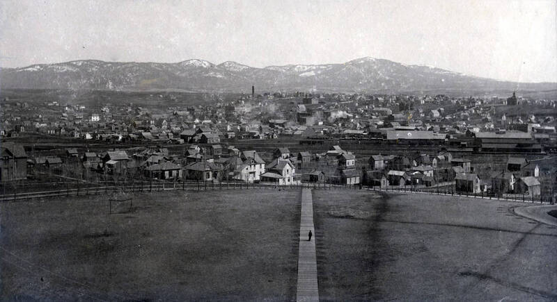 Panoramic view of Moscow, Idaho.