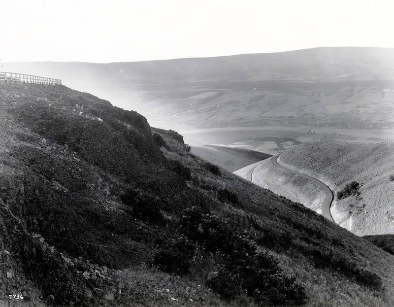 Highway 95 on the Lewiston Hill.