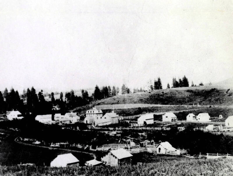 Panoramic view of Viola, Idaho.