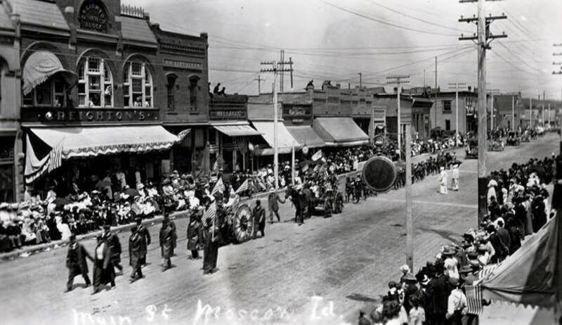 4th of July parade on Main Street. Moscow, Idaho.