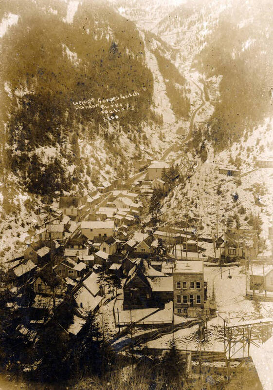 Gorges Gulch. Burke, Idaho.