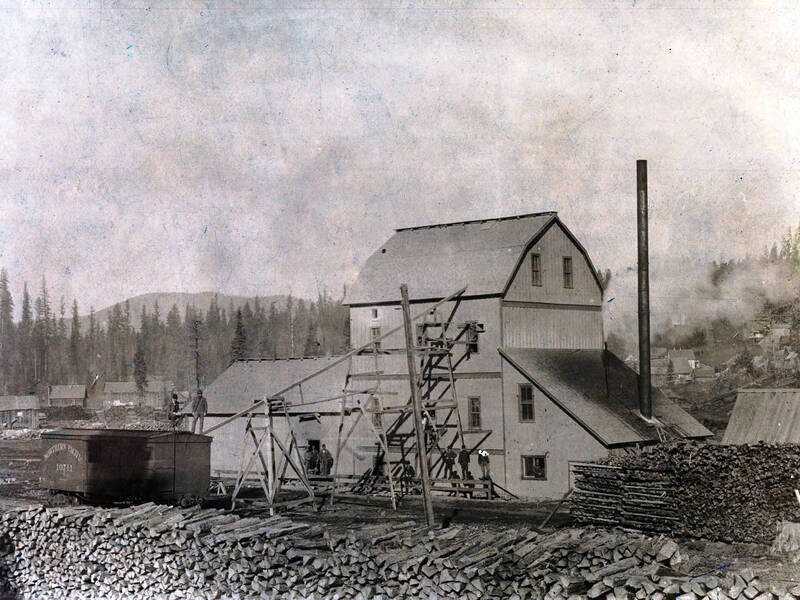 Idaho Bean Co. and elevator. Troy, Idaho.