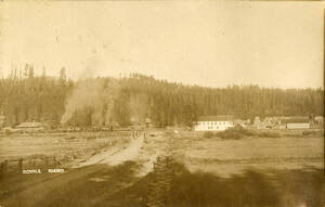 Dirt Road leading into the town of Bovill.