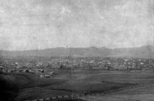Panoramic view of Moscow, Idaho.