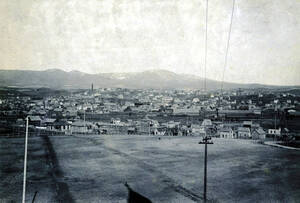 Panoramic view of Moscow, Idaho taken from old Administration Building.