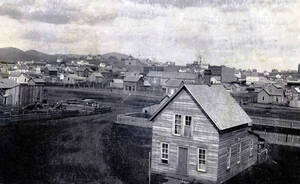 Panoramic view of Moscow, Idaho.