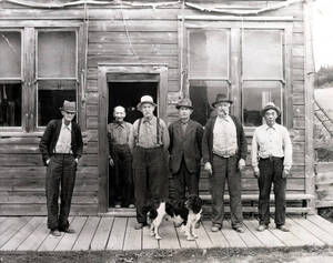 Saloon burned with the town in 1924