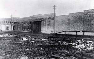 Fire in business section with $40,000 damage