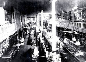 Interior of Alexander-Freidenrich Co. (1885-1905?). Grangeville, Idaho.