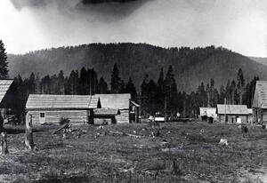 Located 24 miles northeast of Cascade, this site was established by man named Knox, who had a way station on the old Boise-Thunder Mountain Trail