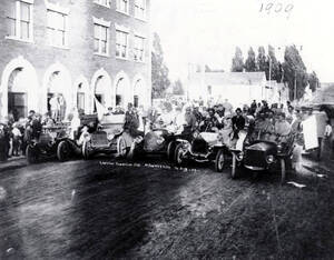 Lewiston Commercial Club in a parade? at Grangeville, Idaho.