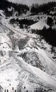 Snowslide. Mace, Idaho.