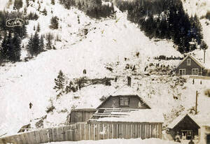 Snowslide. Mace, Idaho.