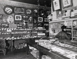 Interior of Barnard Studio. Wallace, Idaho.