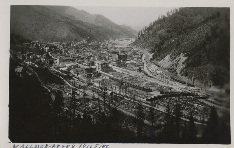 Wallace, Idaho, after the fire August 20, 1910.