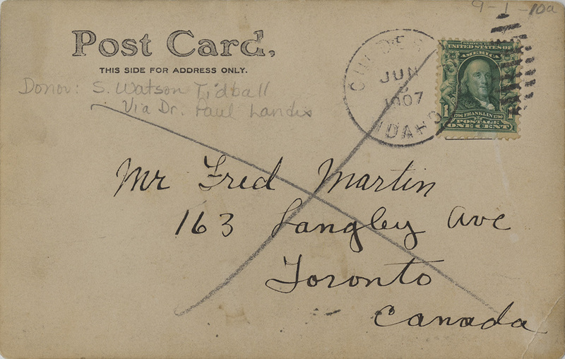 Street of Culdesac, Idaho.