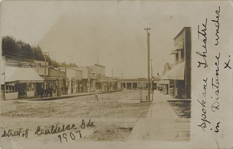 Street of Culdesac, Idaho.