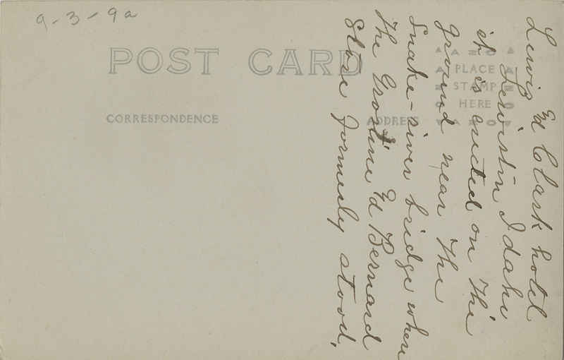 Lewis and Clark Hotel, Lewiston, Idaho.