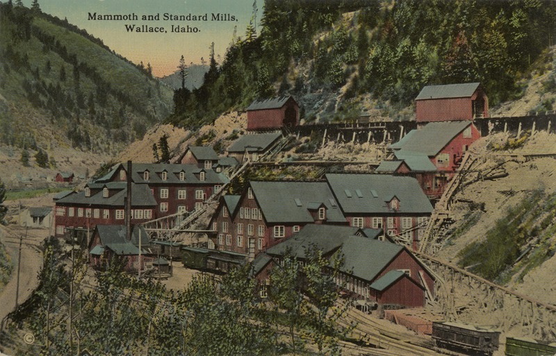 Mammoth and Standard Mills. Wallace, Idaho.
