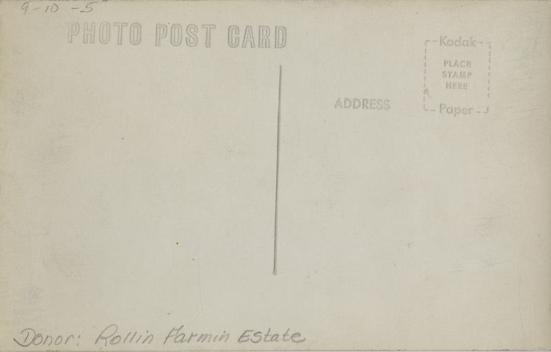 Snow slide at railroad trestle.