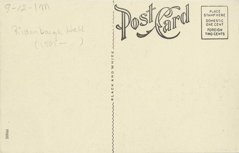 Ridenbaugh Hall. Girls Dormitory. University of Idaho.