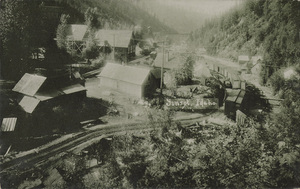 Postcard is of Sunset, Idaho near Wallace. | Sunset, Idaho.