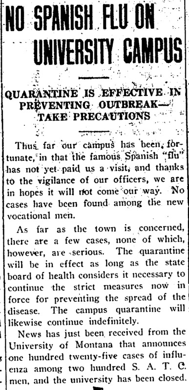item thumbnail for No Spanish Flu on Campus - Page 2