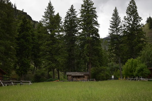 View of the Lewis Cabin, Taylor Wilderness Research Station