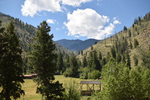 View of Taylor Wilderness Research Station from the north side of Big Creek