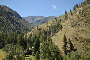 View of Taylor Wilderness Research Station from the north side of Big Creek
