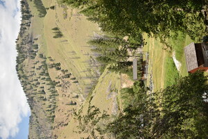 View of the hay barn at Taylor Wilderness Research Station
