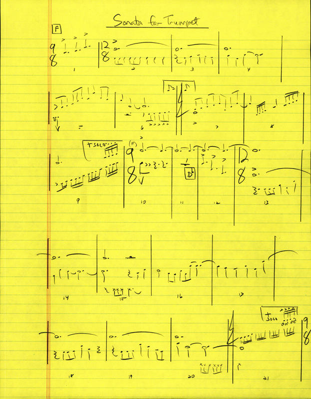 Sonata for Trumpet and Piano