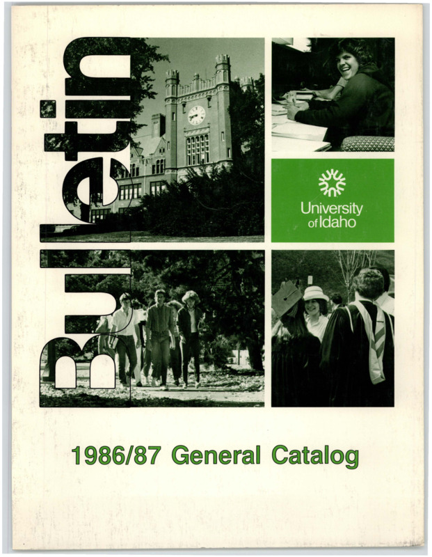 University of Idaho General Catalog 1986-1987