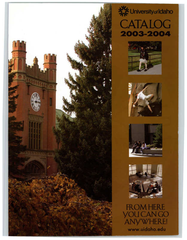 University of Idaho Catalog 2003-2004
