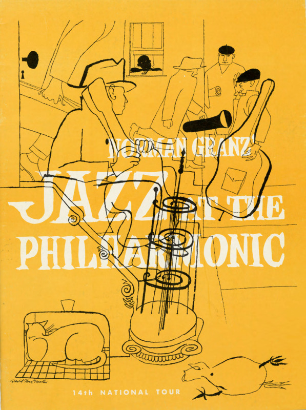 Norman Granz's Jazz at the Philharmonic 14th national tour program
