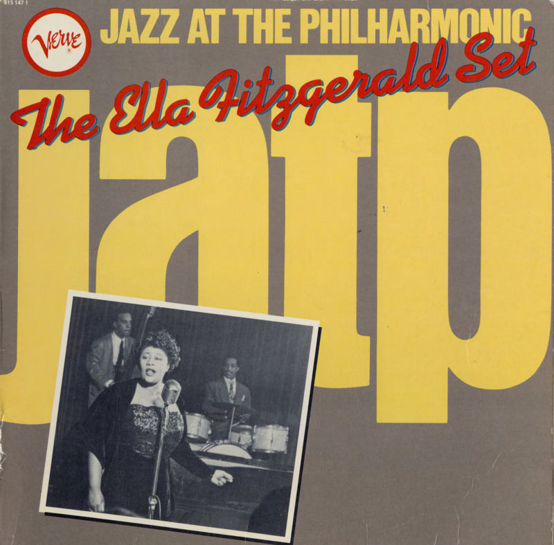 "Jazz at the Philharmonic: The Ella Fitzgerald Set" record cover 