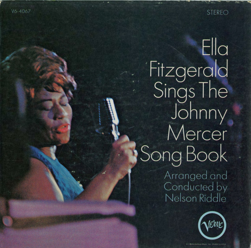 "Ella Fitzgerald Sings the Johnny Mercer Song Book" record cover