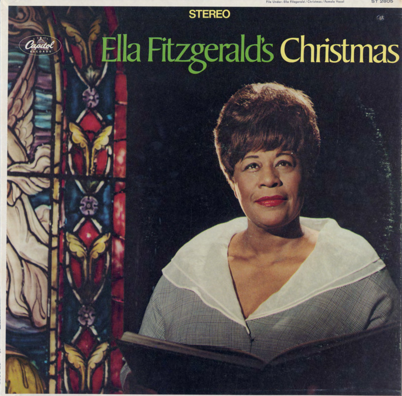 "Ella Fitzgerald's Christmas" record cover