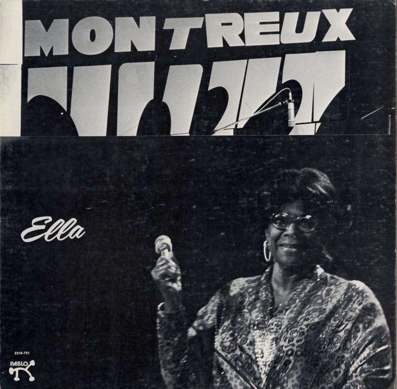 "Ella Fitzgerald at the Montreux Jazz Festival" record cover