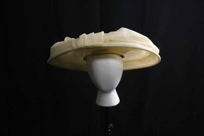 item thumbnail for Ella Fitzgerald's wide-brimmed organza hat 