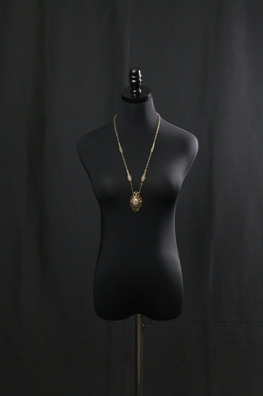 item thumbnail for Ella Fitzgerald's gold necklace with pendant