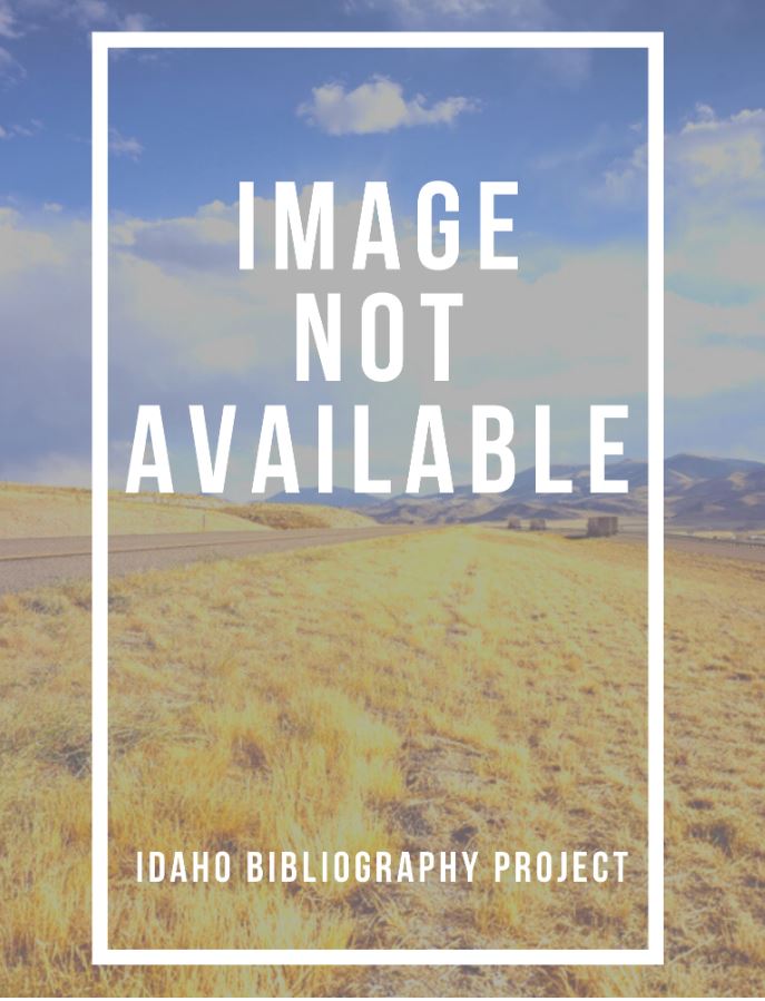 Proposed revised constitution for the State of Idaho (book cover)
