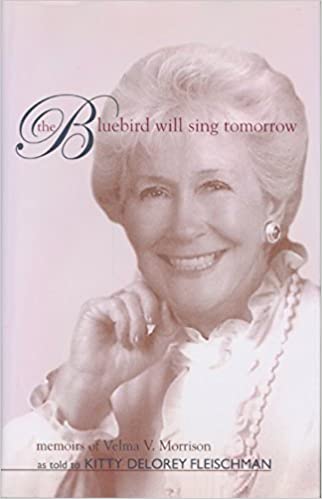 The bluebird will sing tomorrow: Memoirs of Velma V. Morrison (book cover)