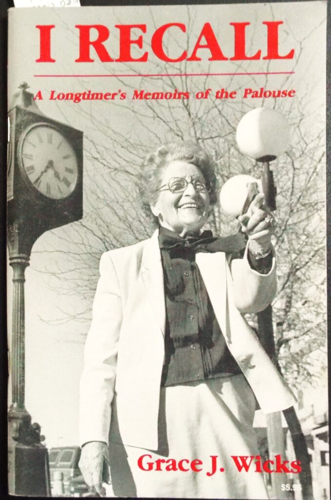 I recall: A longtimer's memories of the Palouse (book cover)